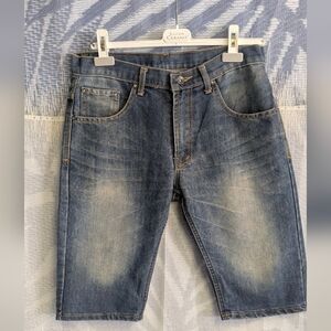 Lee Blue Denim with Brown Leather Patch